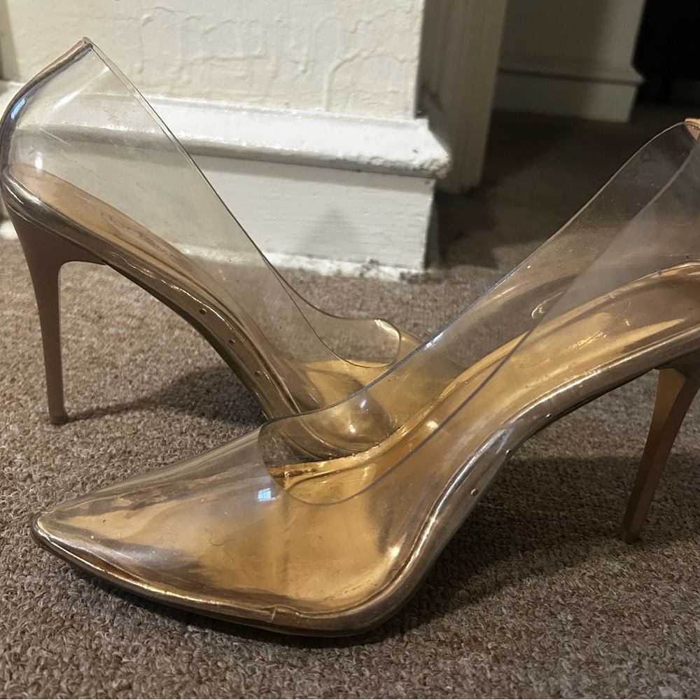 Transparent Stiletto Heels